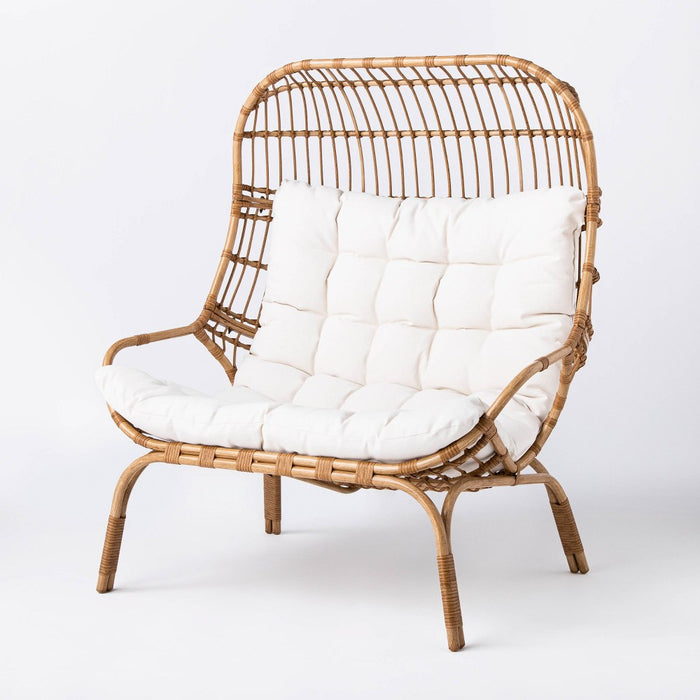 Wicker & Metal Patio Egg Chair - Threshold designed with Studio McGee (LOCAL PICKUP ONLY)