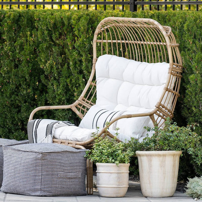 Wicker & Metal Patio Egg Chair - Threshold designed with Studio McGee (LOCAL PICKUP ONLY)