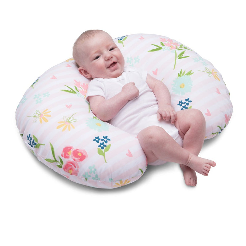 Boppy Original Feeding and Infant Support Pillow - Floral Stripes (LOCAL PICKUP ONLY)