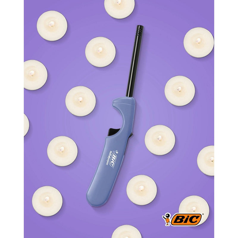 2pk Combo Candle Edition Multi-Purpose and Flex Wand Lighter Blue/Purple - BiC