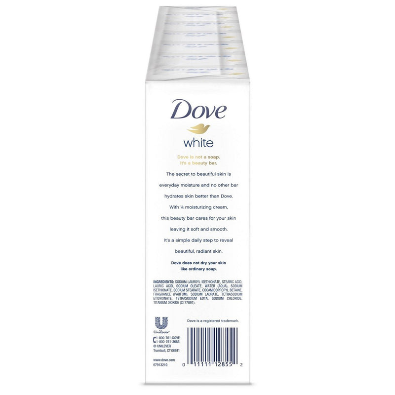 Dove White Moisturizing Beauty Bar Soap - 12pk - 3.75oz each