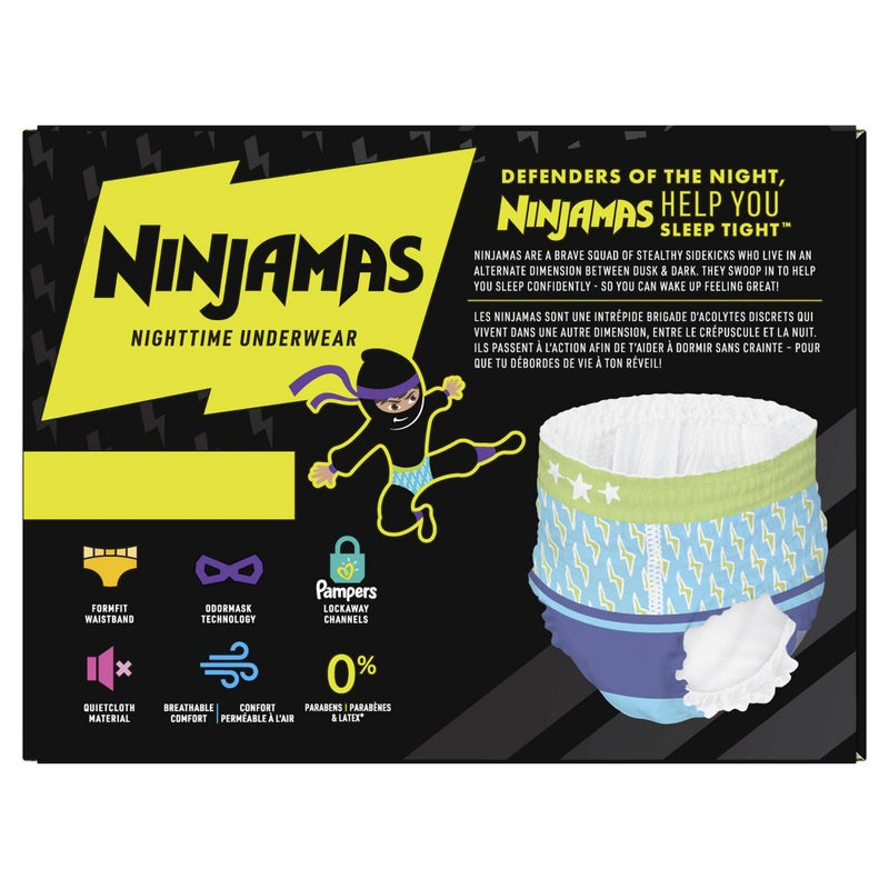Pampers Ninjamas Nighttime Boys' Underwear Size S/M - 44ct