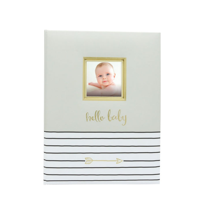 Pearhead Hello Baby, Baby Memory Book - Green