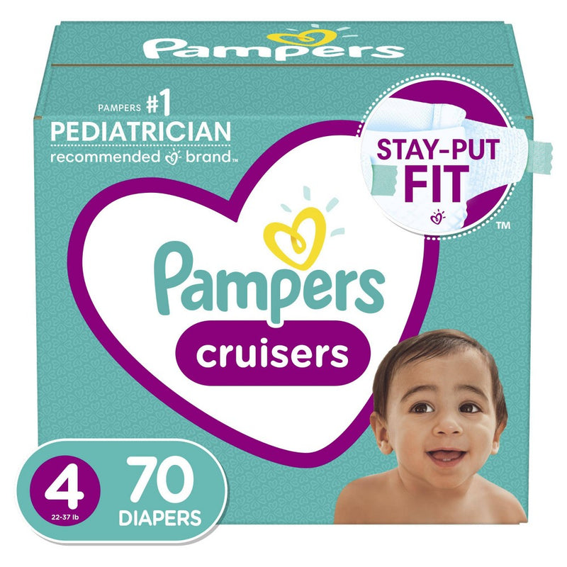 Pampers Cruisers Diapers Super Pack - Size 4 (70ct)