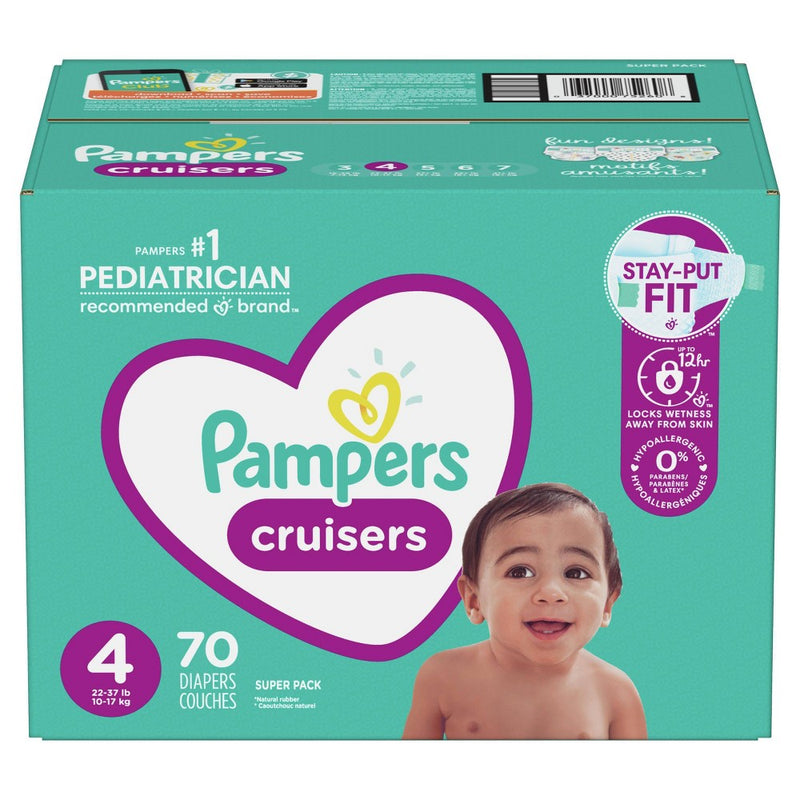 Pampers Cruisers Diapers Super Pack - Size 4 (70ct)