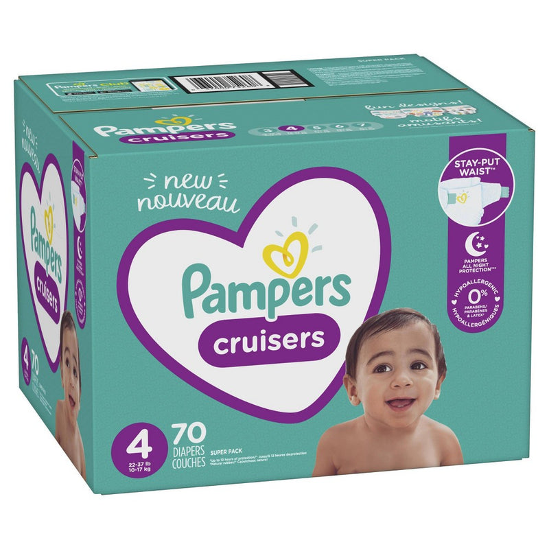 Pampers Cruisers Diapers Super Pack - Size 4 (70ct)