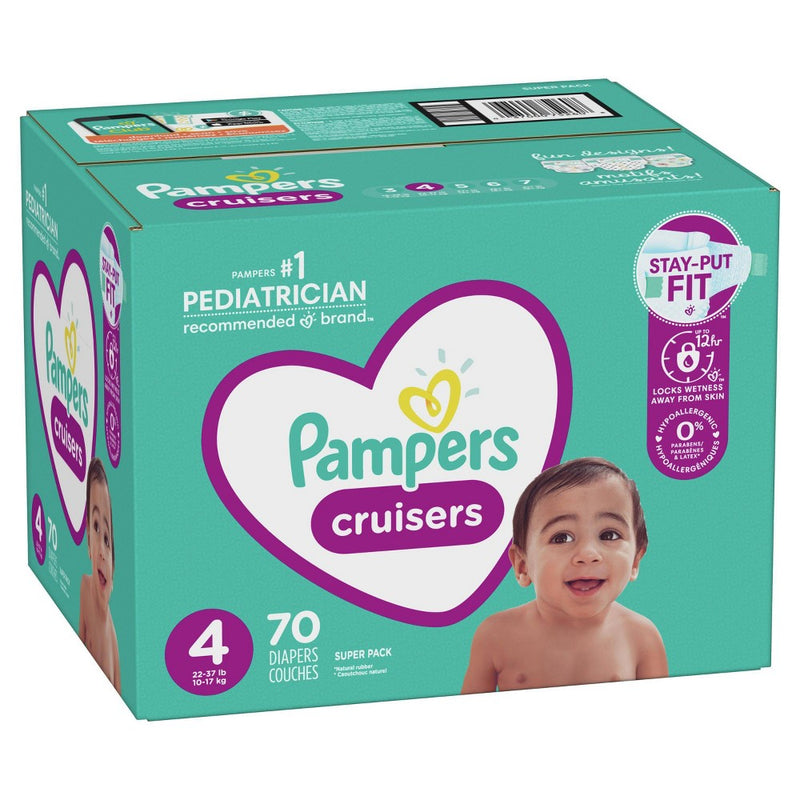 Pampers Cruisers Diapers Super Pack - Size 4 (70ct)