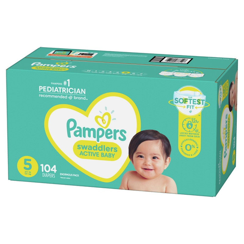 Pampers Swaddlers Disposable Diapers - Size 5 - 104ct
