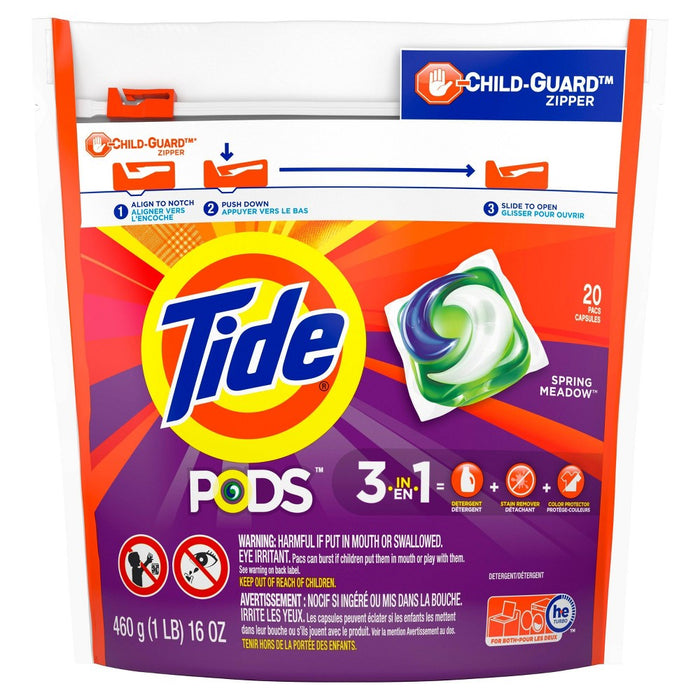 Tide Pods Laundry Detergent Pacs Spring Meadow - 20ct