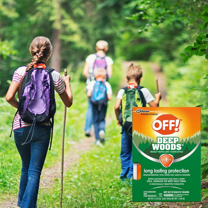 OFF! 12ct Deep Woods Wipes
