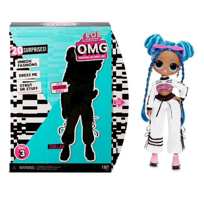 L.O.L. Surprise! O.M.G. Series 3 Chillax Fashion Doll with 20 Surprises