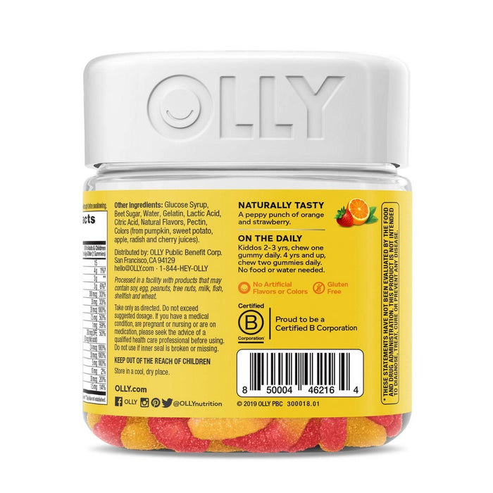 OLLY Kids Multivitamin Gummy Worms - 70ct