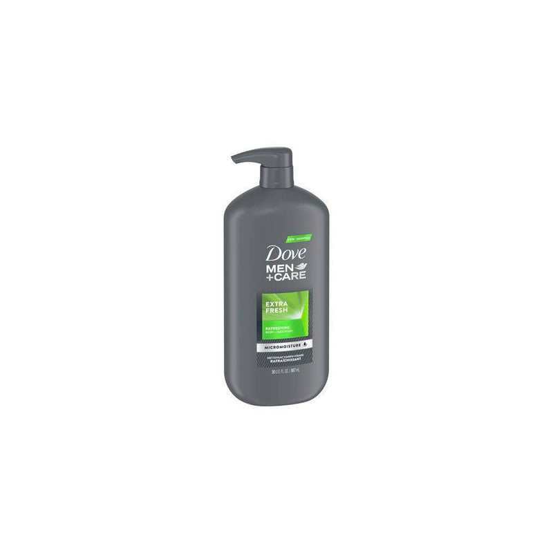 Dove Men's Extra Fresh Body Wash Pump - 30 fl oz