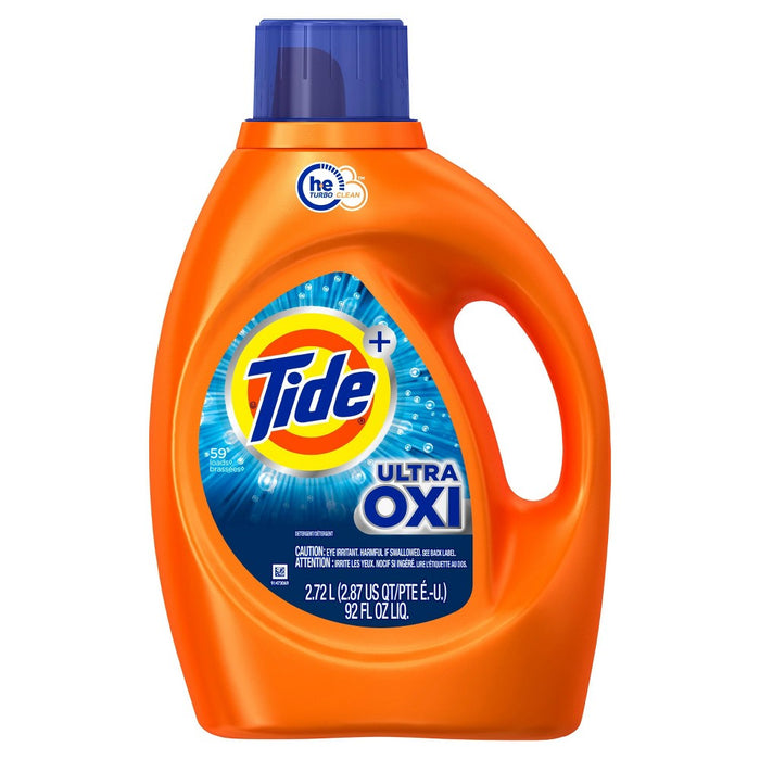 Tide Plus Ultra Oxi Liquid Laundry Detergent - 92 fl oz