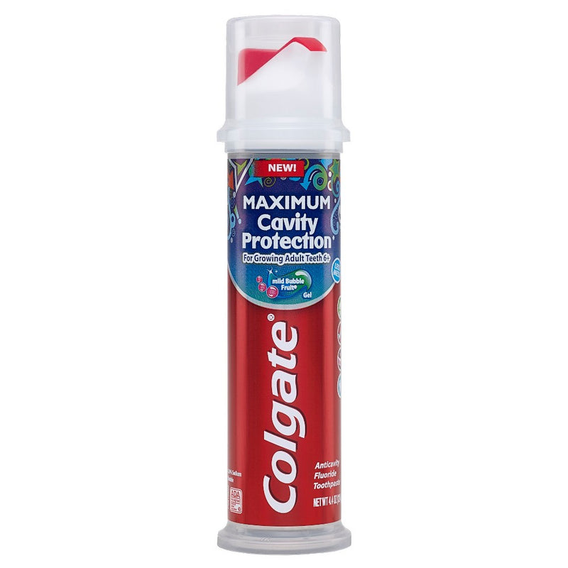 Colgate Kids Toothpaste with Fluoride Pump - Maximum Cavity Protection - 4.4oz