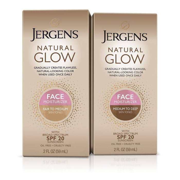 Jergens Natural Glow Face Moisturizer 2oz (Medium/Tan)