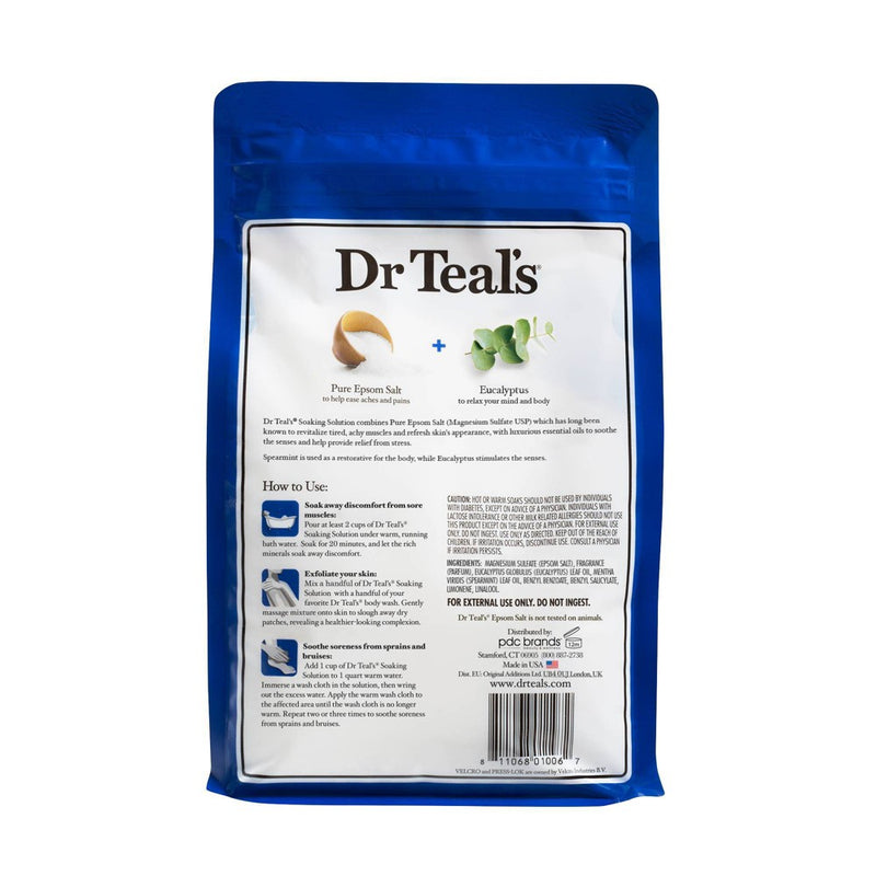 Dr Teal's Eucalyptus & Spearmint Epsom Bath Salt - 48oz