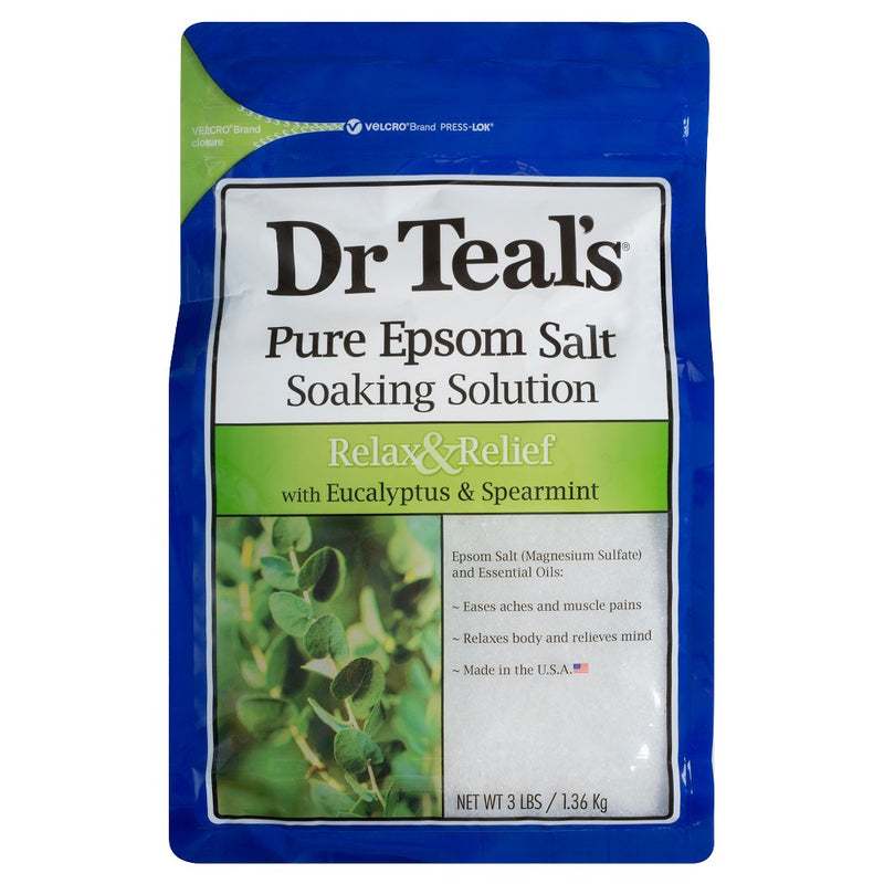 Dr Teal's Eucalyptus & Spearmint Epsom Bath Salt - 48oz