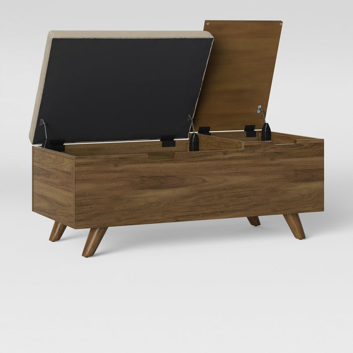 Meller Wood and Upholstered Storage Bench Beige - Project 62 (LOCAL PICKUP ONLY)