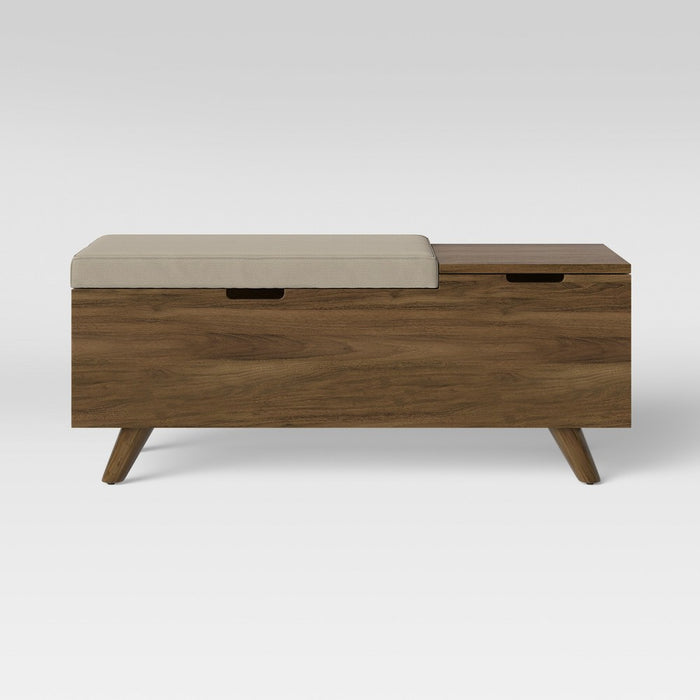 Meller Wood and Upholstered Storage Bench Beige - Project 62 (LOCAL PICKUP ONLY)