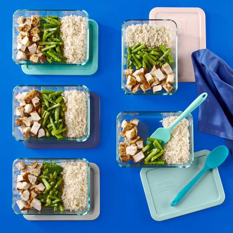 Pyrex 10pc Glass Meal Prep Set