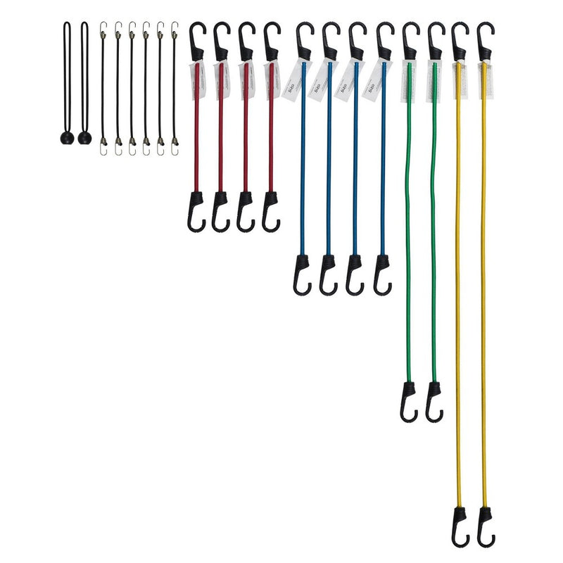 Cling 20-ct Assorted Bungee Cords