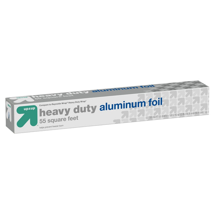 Heavy Duty Aluminum Foil - 55 sq ft - up & up