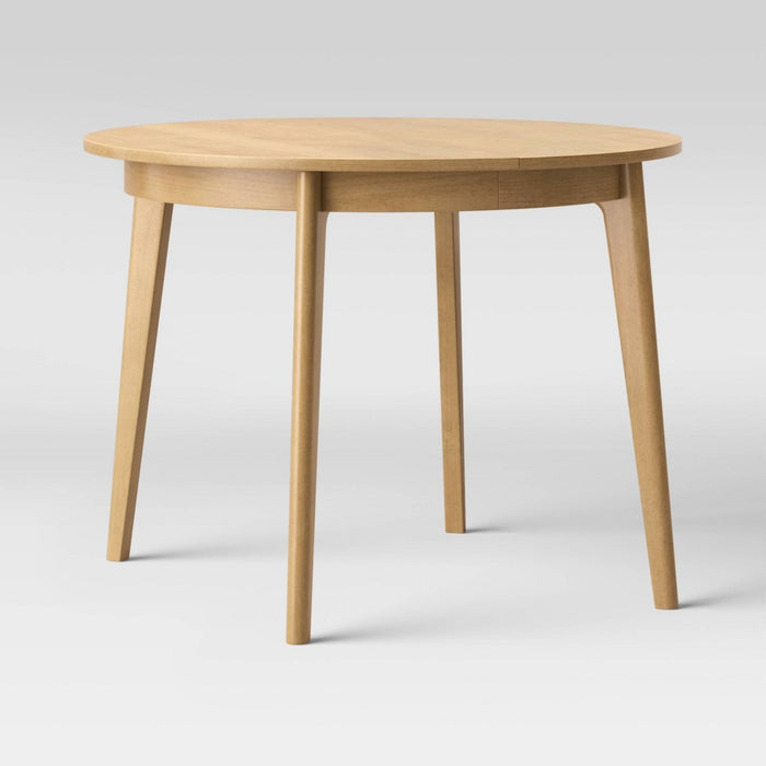 Astrid Mid-Century Round Extendable Dining Table Natural - Project 62 (LOCAL PICKUP ONLY)