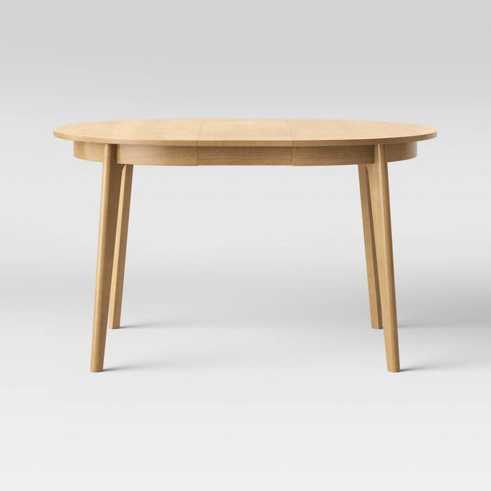 Astrid Mid-Century Round Extendable Dining Table Natural - Project 62 (LOCAL PICKUP ONLY)