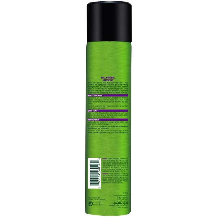 Garnier Fructis Style Full Control Anti-Humidity Ultra Strong Hold Hairspray - 8.25oz