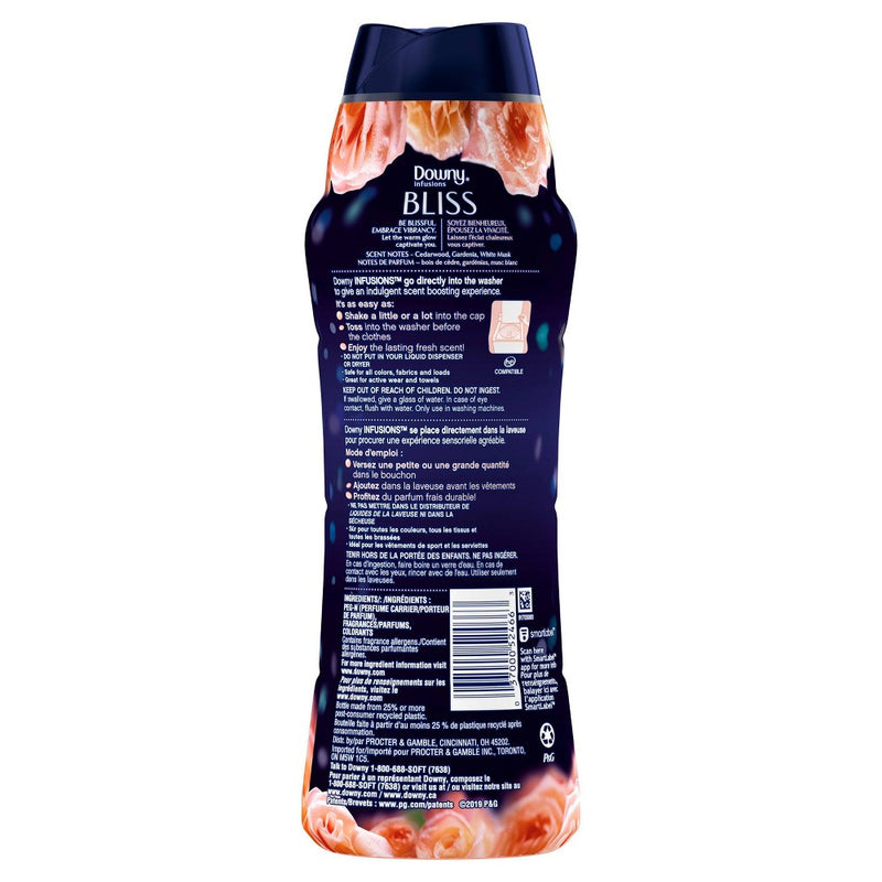Downy Infusions Bliss Sparkling Amber & Rose In-Wash Scent Booster Beads - 20.1oz