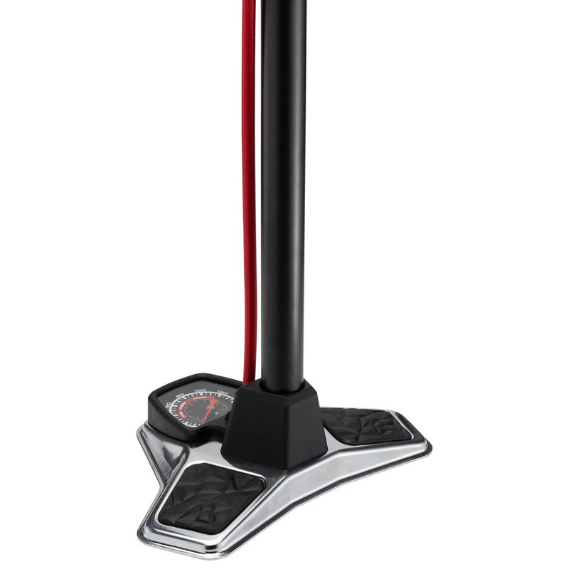 Schwinn Cyclone Max Refresh Floor Pump - Silver (LOCAL PICKUP ONLY)