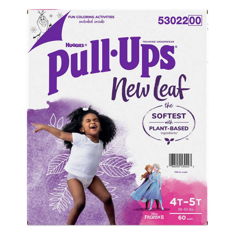 Huggies Pull Ups New Leaf Girls' Training Pants - 4T-5T (60ct)
