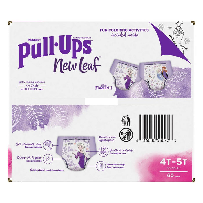 Huggies Pull Ups New Leaf Girls' Training Pants - 4T-5T (60ct)