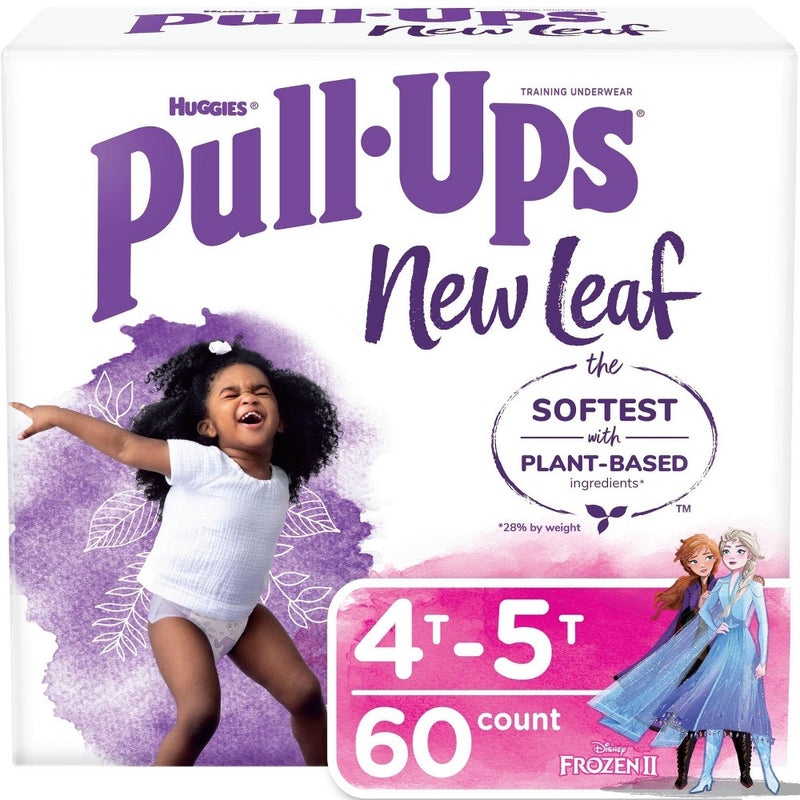 Huggies Pull Ups New Leaf Girls' Training Pants - 4T-5T (60ct)