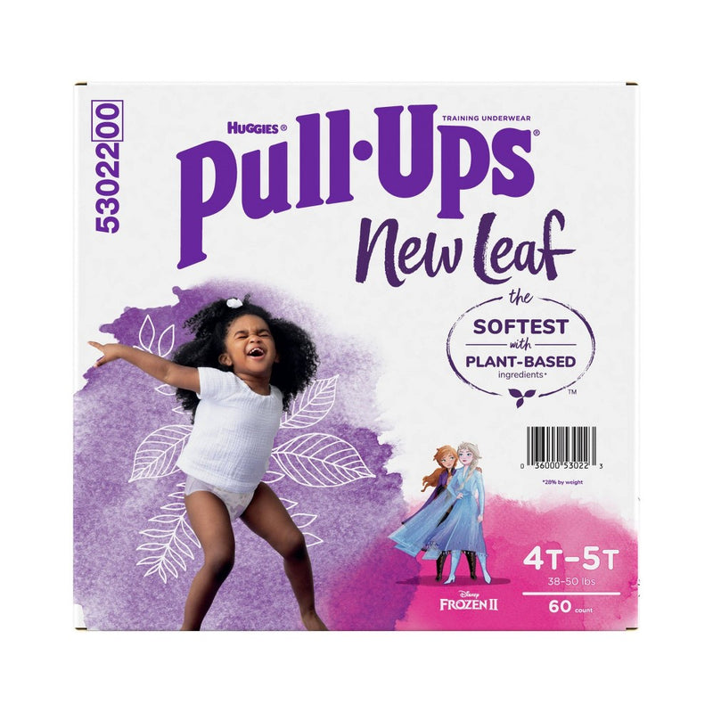 Huggies Pull Ups New Leaf Girls' Training Pants - 4T-5T (60ct)