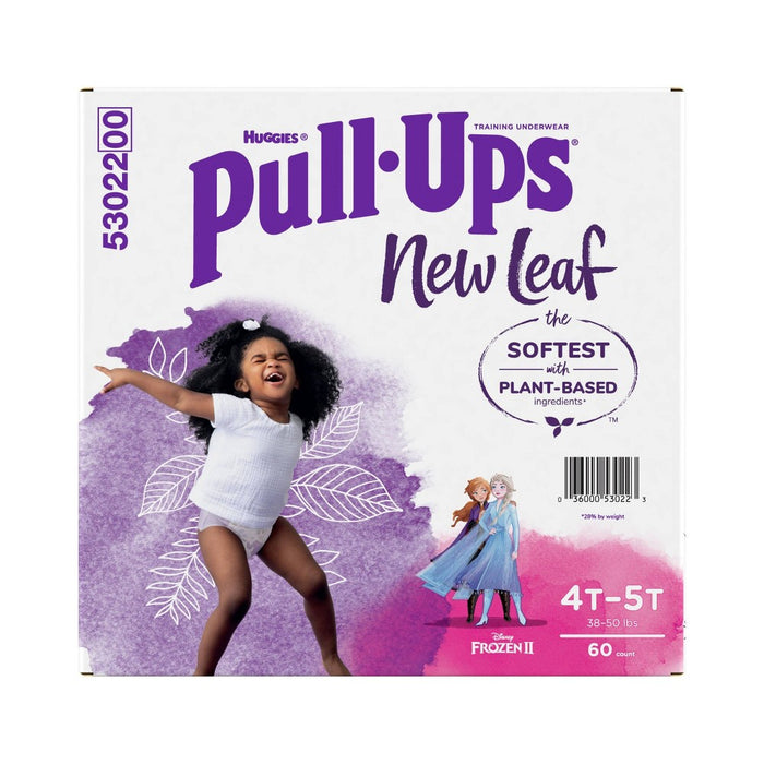 Huggies Pull Ups New Leaf Girls' Training Pants - 4T-5T (60ct)