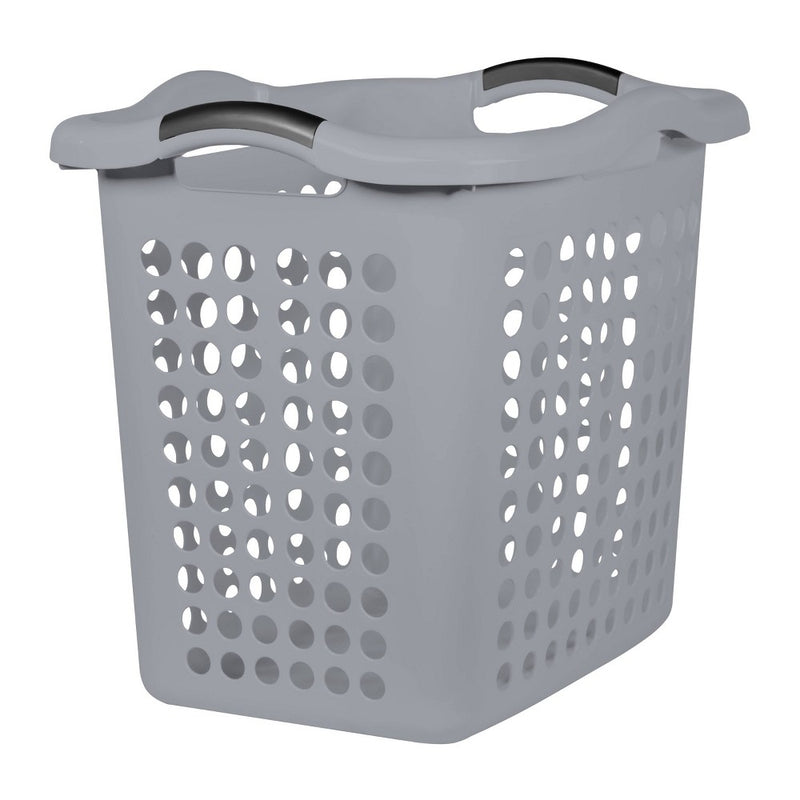 2 Bushel Hamper with Divider Gray - Room Essentials (LOCAL PICKUP ONLY)