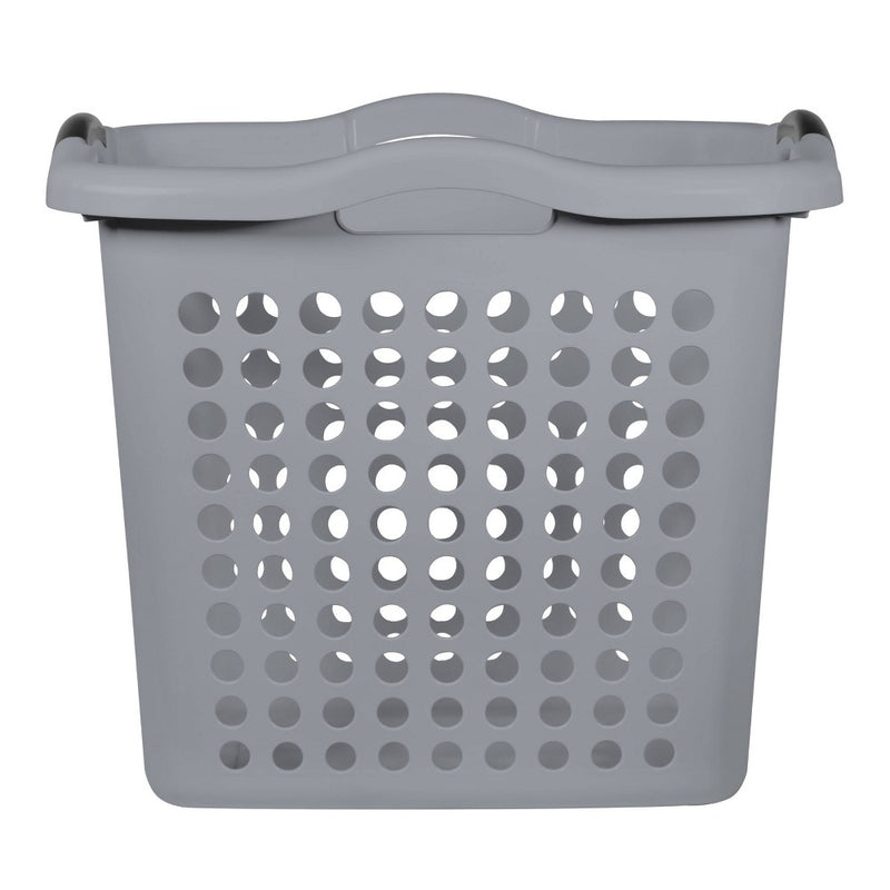 2 Bushel Hamper with Divider Gray - Room Essentials (LOCAL PICKUP ONLY)