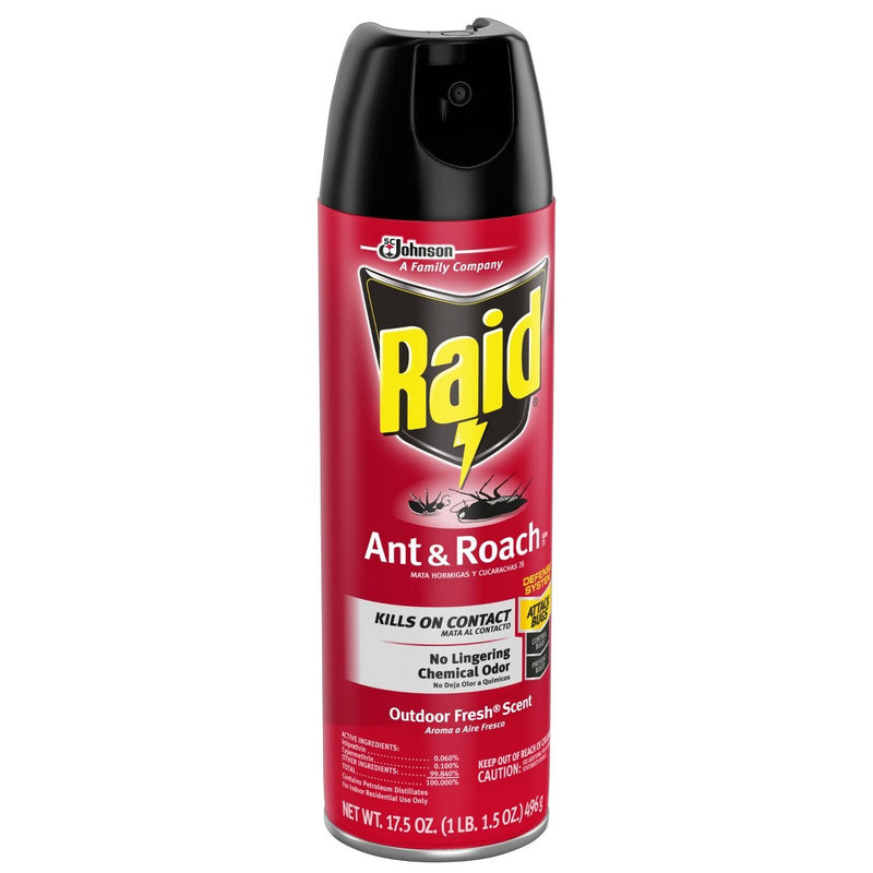 Raid Outdoor Fresh Ant & Roach Killer Spray 26 - 17.5oz/1ct3