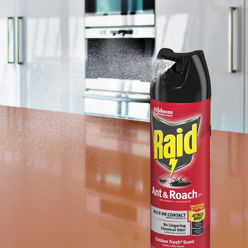 Raid Outdoor Fresh Ant & Roach Killer Spray 26 - 17.5oz/1ct3
