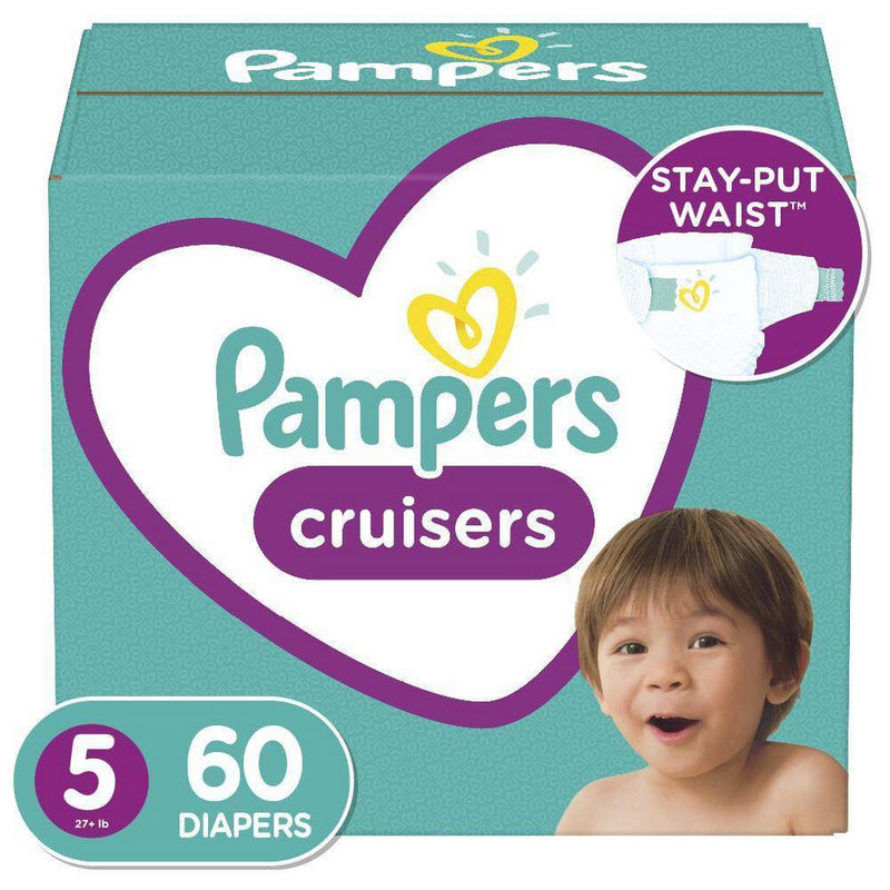 Pampers Cruisers Diapers Super Pack - Size 5 (60ct)