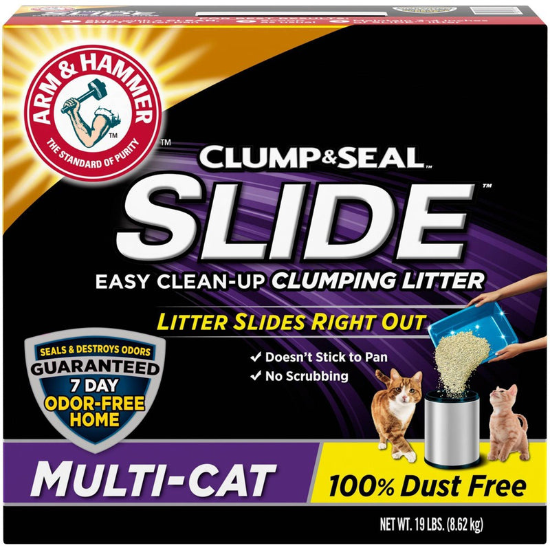 Arm & Hammer Slide Easy Clean Up Multi-Cat Clumping Litter - 19lbs (LOCAL PICKUP ONLY)