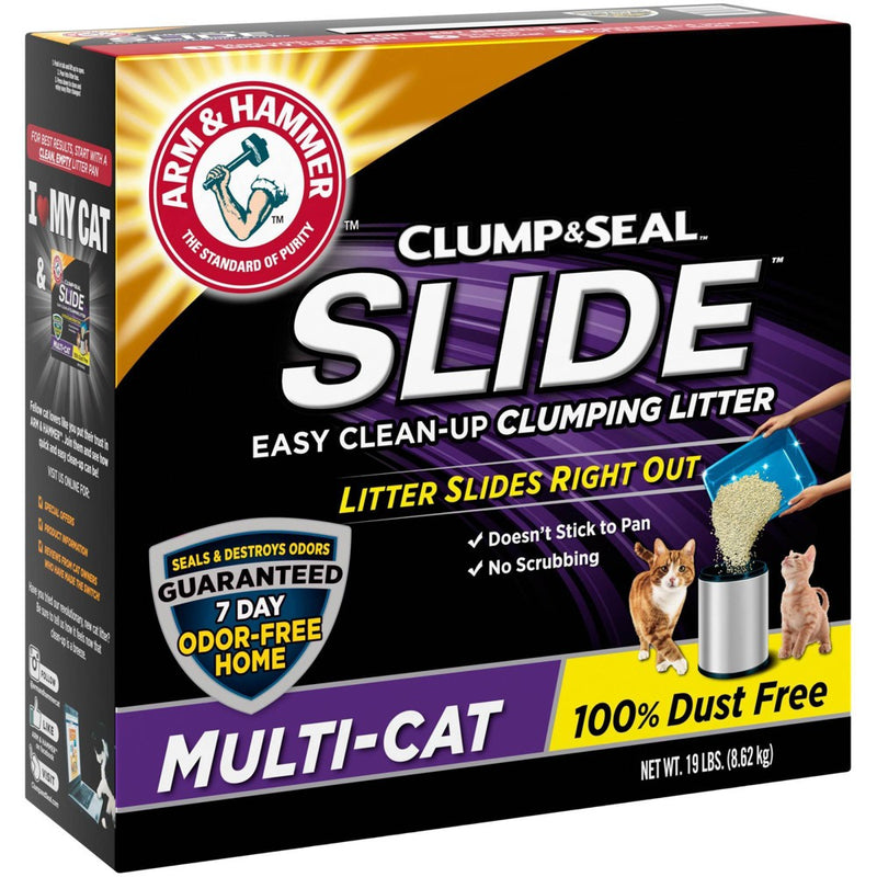 Arm & Hammer Slide Easy Clean Up Multi-Cat Clumping Litter - 19lbs (LOCAL PICKUP ONLY)