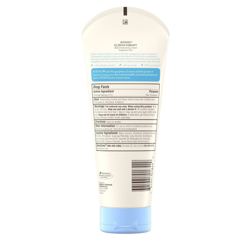 Aveeno Eczema Therapy Daily Moisturizing Cream with Oatmeal- 7.3oz