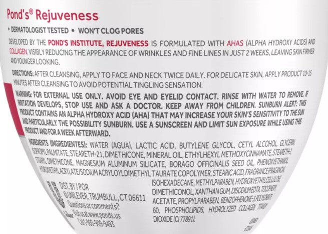 Ponds Rejvueness Anti-Wrinkle Cream - 7oz