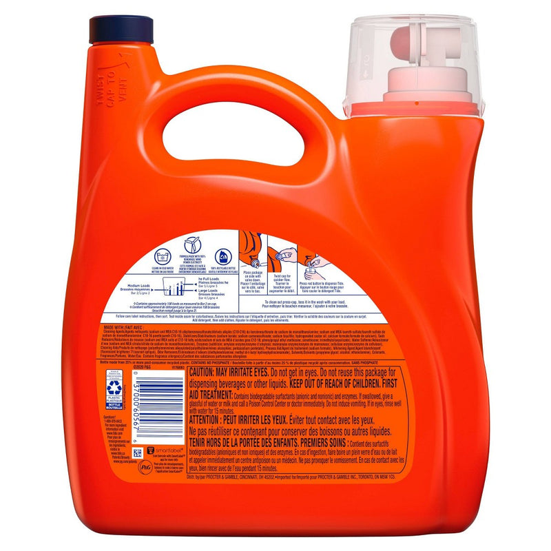 Tide plus Touch of Downy April Fresh Liquid Laundry Detergent - 154 fl oz
