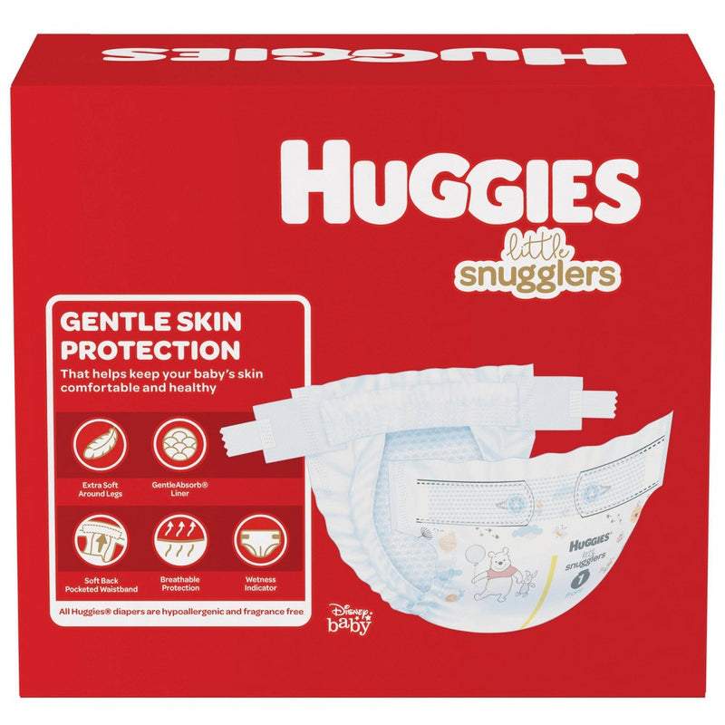 Huggies Little Snugglers Diapers Giant Pack - Size Newborn (128ct)