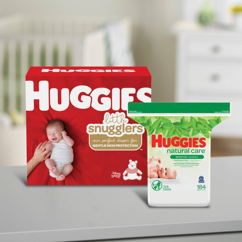 Huggies Little Snugglers Diapers Giant Pack - Size Newborn (128ct)