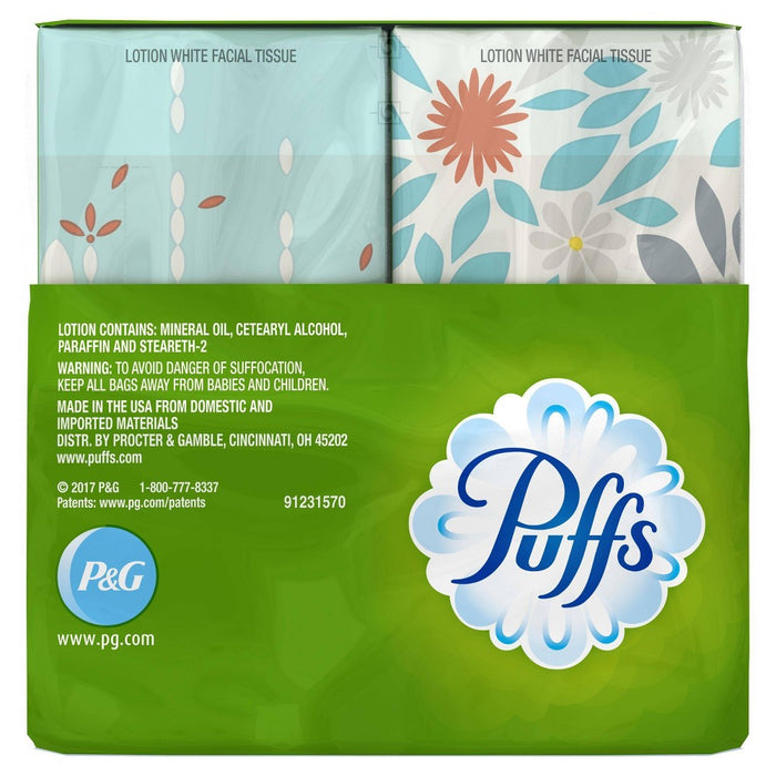 Puffs Plus Lotion To Go Facial Tissue - 4pk